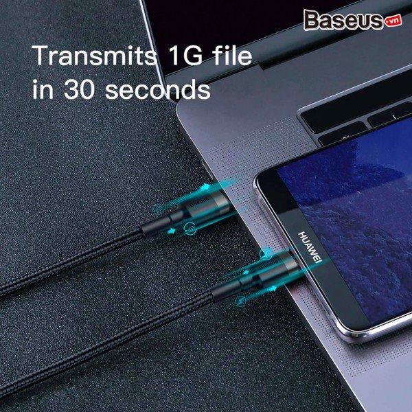 Cáp sạc nhanh  Baseus Cafule Type C to Type C PD cho Samsung S9/S9PLus/S10/S10 Plus/Note9/Note 10/Note 10Plus (3A, 60W, Power Delivery, QC3.0 Quick Charge Cable)