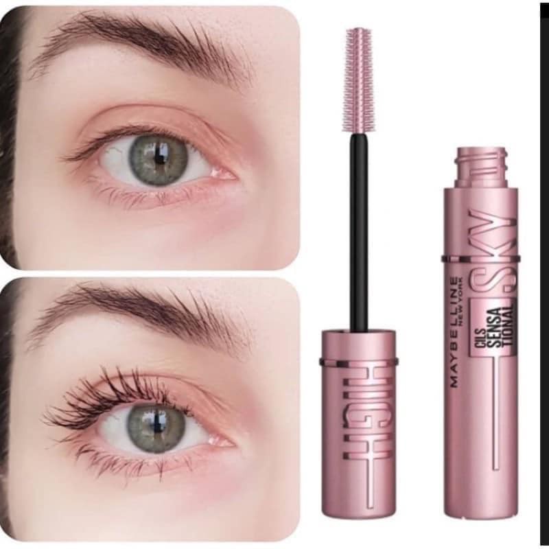 Chuốt mi Mascara Maybelline Sky làm cong và dài mi