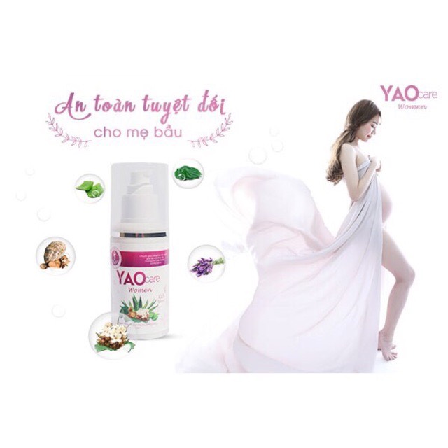 Dung dịch vệ sinh phụ nữ, mẹ bầu và sau sinh YAO Care Women chai 100ml