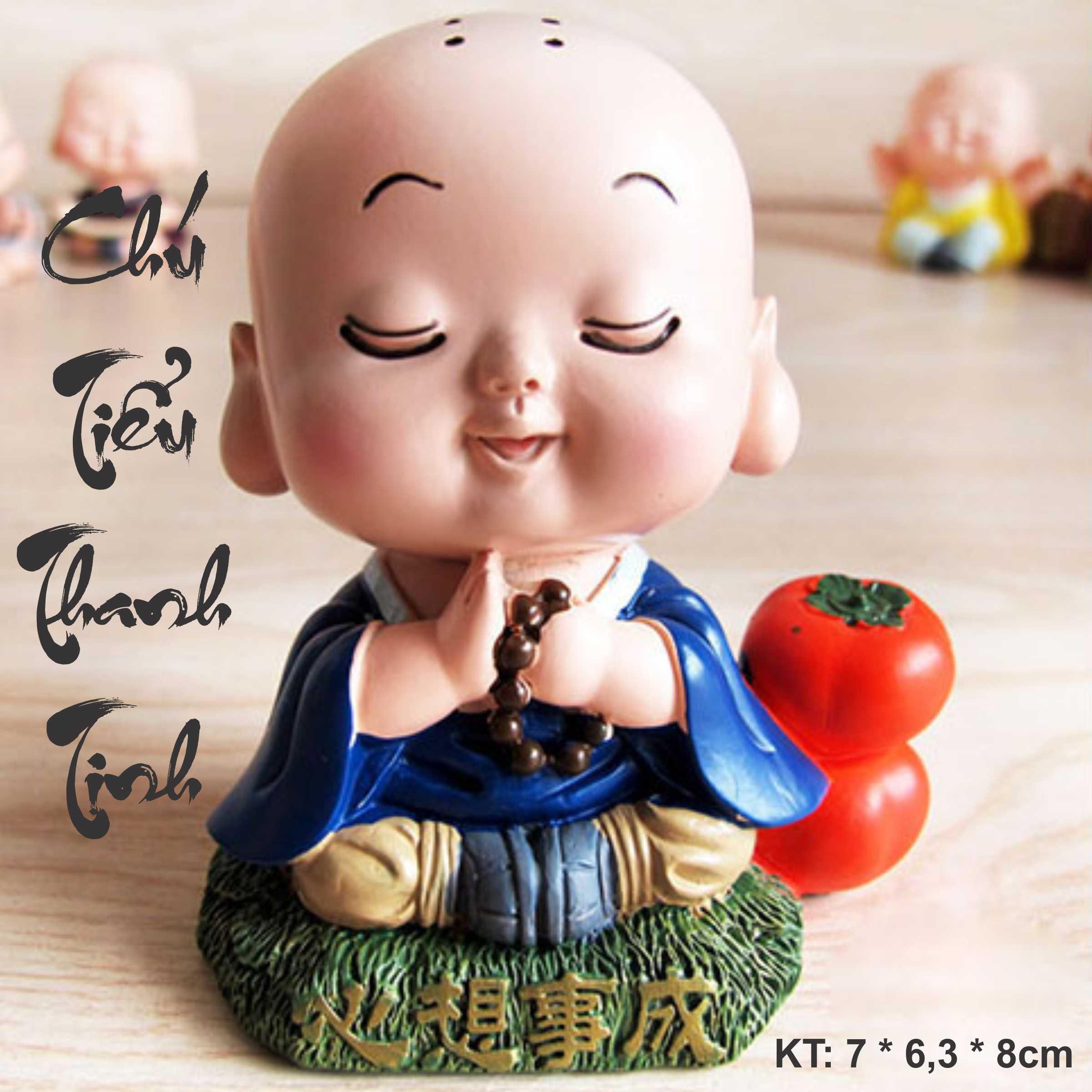 [HCM]Tượng chibi chú tiểu thanh tịnh