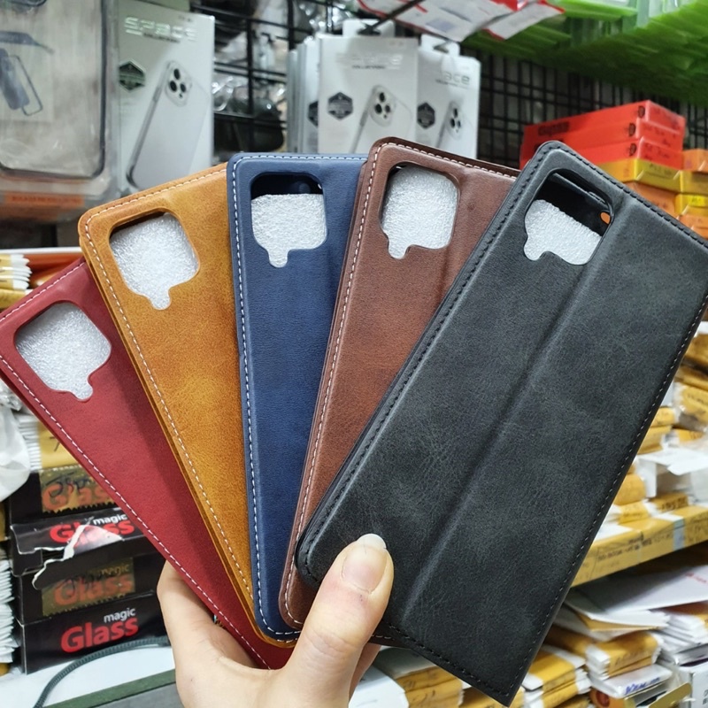 Bao da Samsung A12 thời trang sang trọng