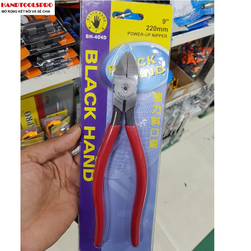 9″ kìm cắt nhựa black hand bh-404d