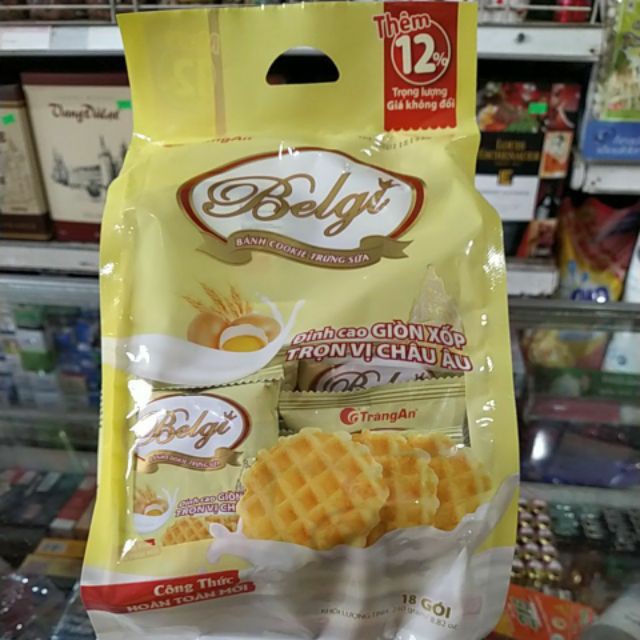 Bánh trứng sữa Belgi 18 gói 250g