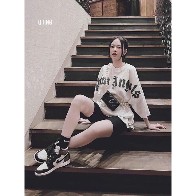 Quần legging ngố đùi thái cạp chun siêu mịn