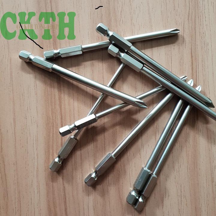 Bộ 9 mũi tô vít 100mm cho khoan