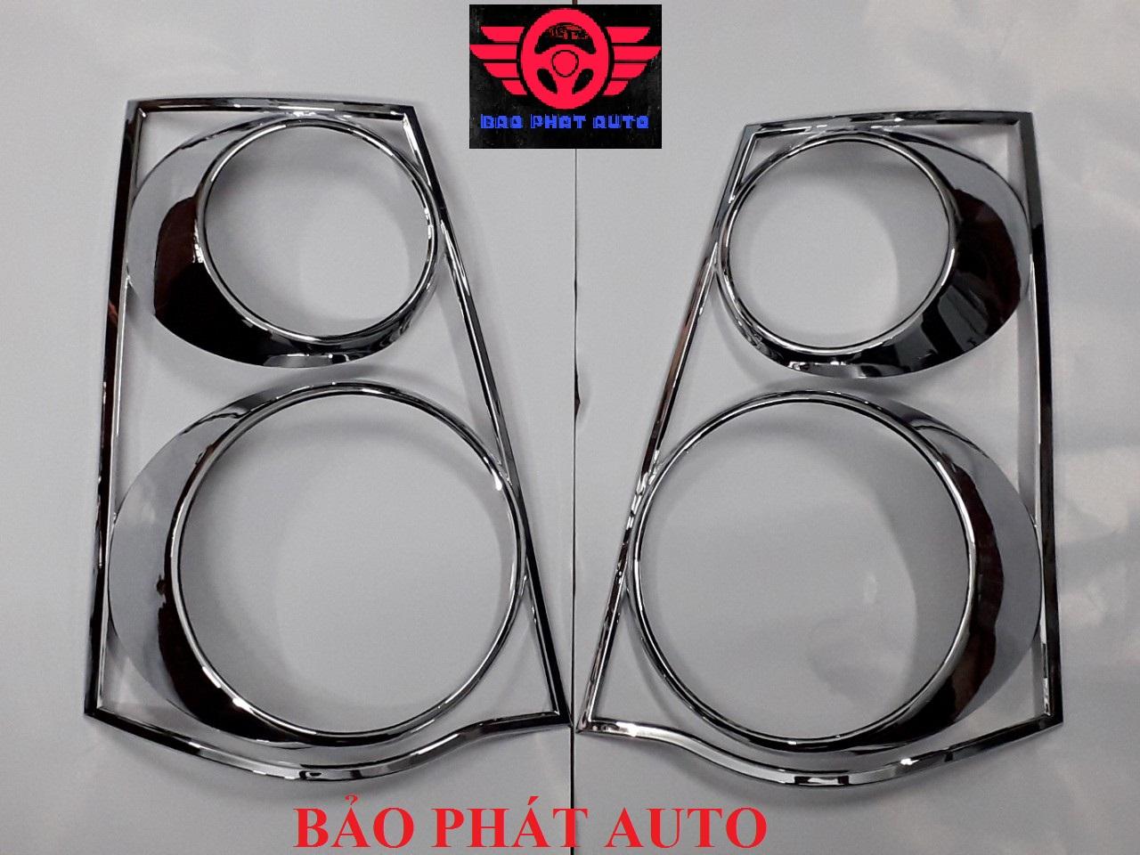 Bộ Ốp viền đèn hậu mạ crom Kia Morning 2008-2011