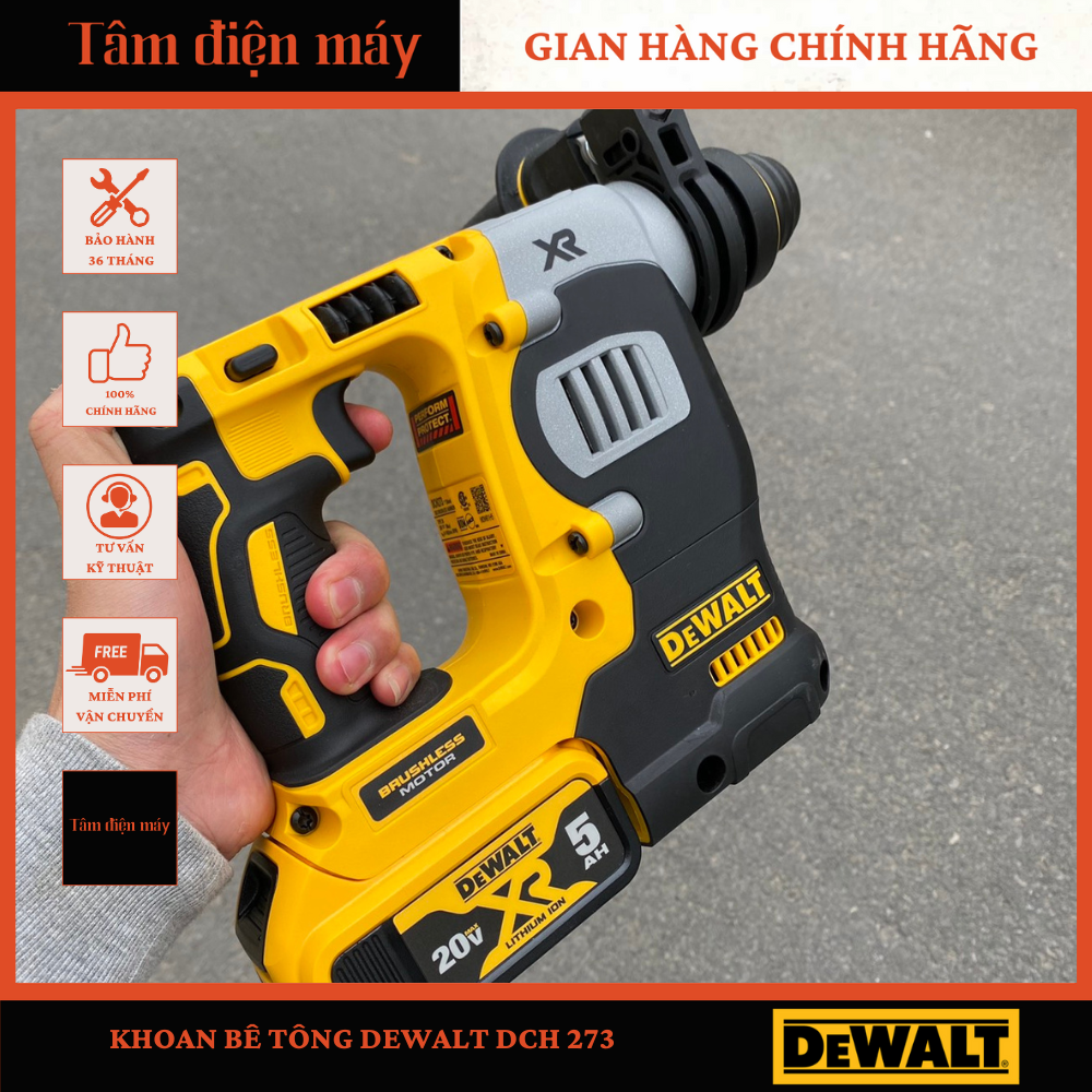 Máy Khoan Bê tông DeWALT DCH 273