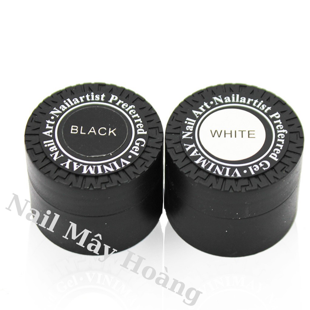 g.el vẽ móng, g.el vẽ nhện Lẻ Màu Đen-Trắng