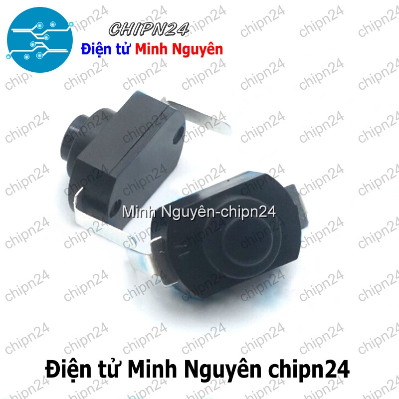 [3 cái] (F103.2) Công tắc đèn pin 2P YT-1288 Đen - HH004666