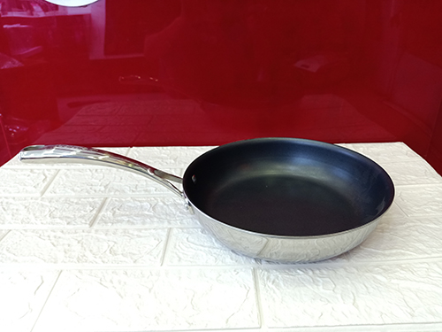 Chảo inox 304 Elmich Tri-max chống dính 3737 - 20cm, 3738 - 24cm, 3739 - 26cm, 3740 - 28cm / chảo xào, chảo rán