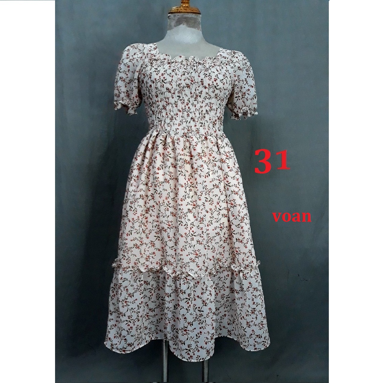 Đầm voan , lụa đuôi cá