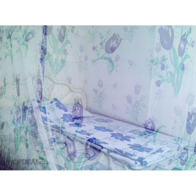 mùng in bông 1m6x2m có cửa