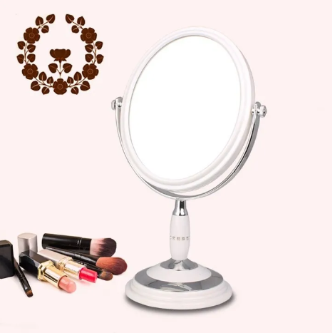 [Hoàn tiền 10%] Gương Tròn Trang Điểm 2 Măt Gương