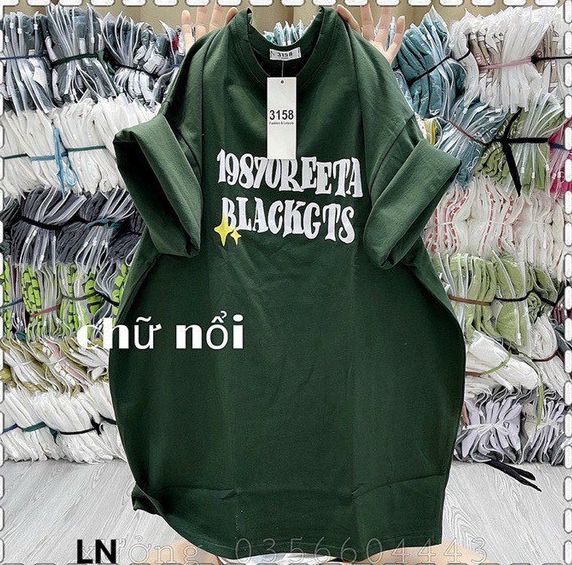 ÁO THUN KHÔ 3158, ÁO NAM NỮ TAY NGẮN IN CHỮ  FORM RỘNG DẤU QUẦN DÀY DẶN Y HÌNH