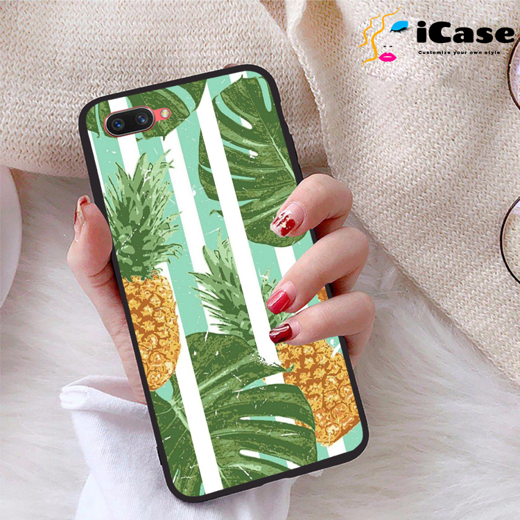 Ốp lưng Oppo A3S viền dẻo TPU BST Trái Cây