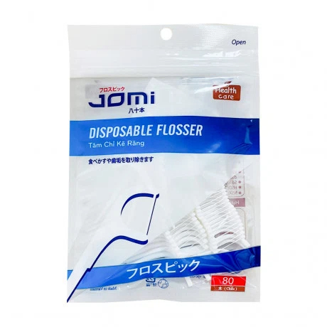Tăm chỉ kẽ răng JOMI (Gói 80 cái)