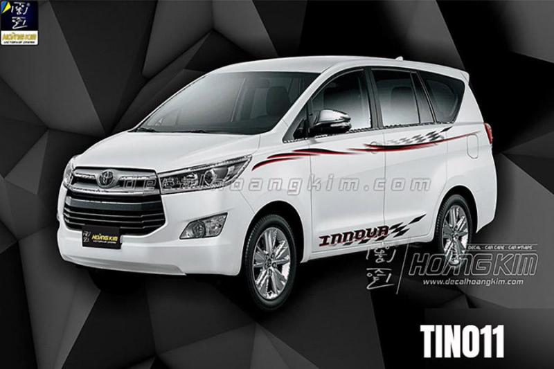 Tem dán xe Toyota Innova TIN011