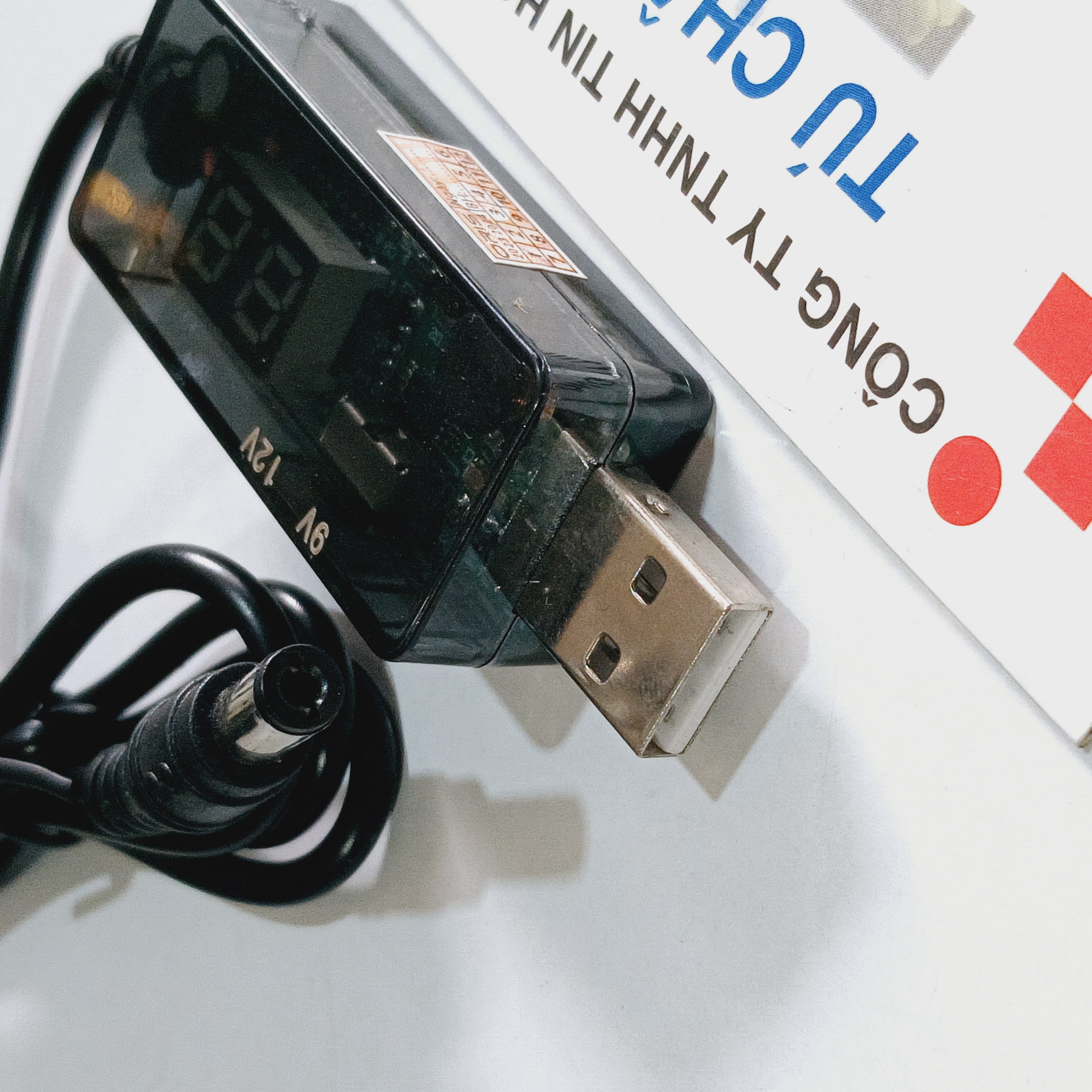 Cáp nguồn USB: USB ra 9V / USB ra 12V DC (Cáp dài 1m) / USB ra 9V hoặc 12V (Công tắc)