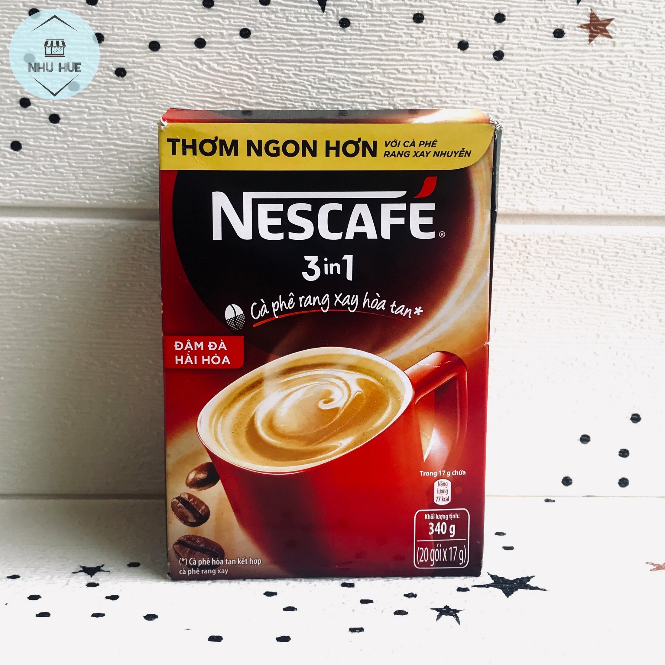 Cà phê NesCafe Đậm đà hài hòa đỏ 3in1
