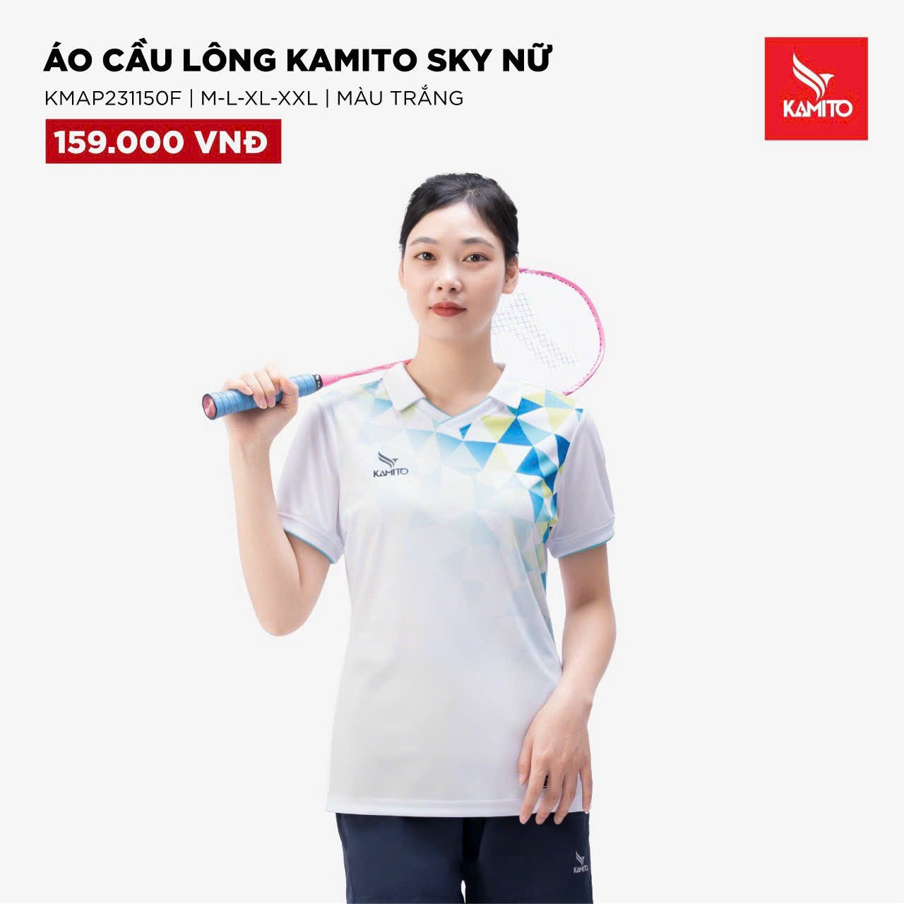 Áo Thun Cầu Lông Nữ Kamito