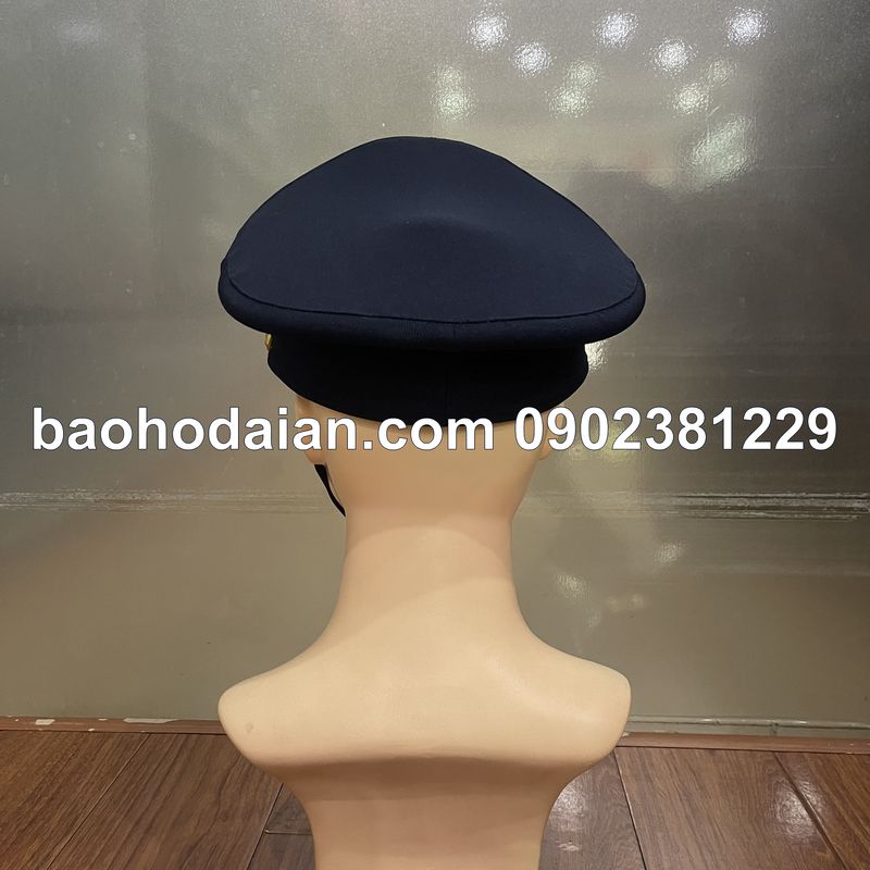 Mũ kêpi màu tím than kèm sao bảo vệ