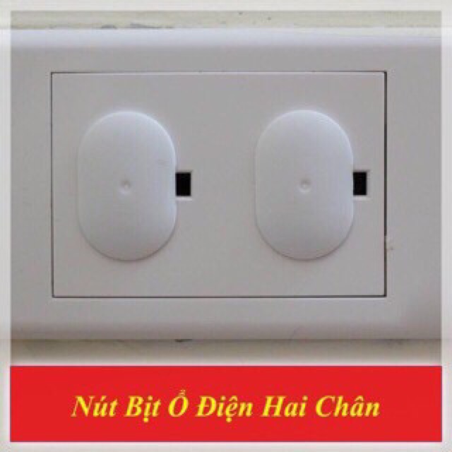 Combo 20 Nút bịt ổ điện 2 chân an toàn cho bé