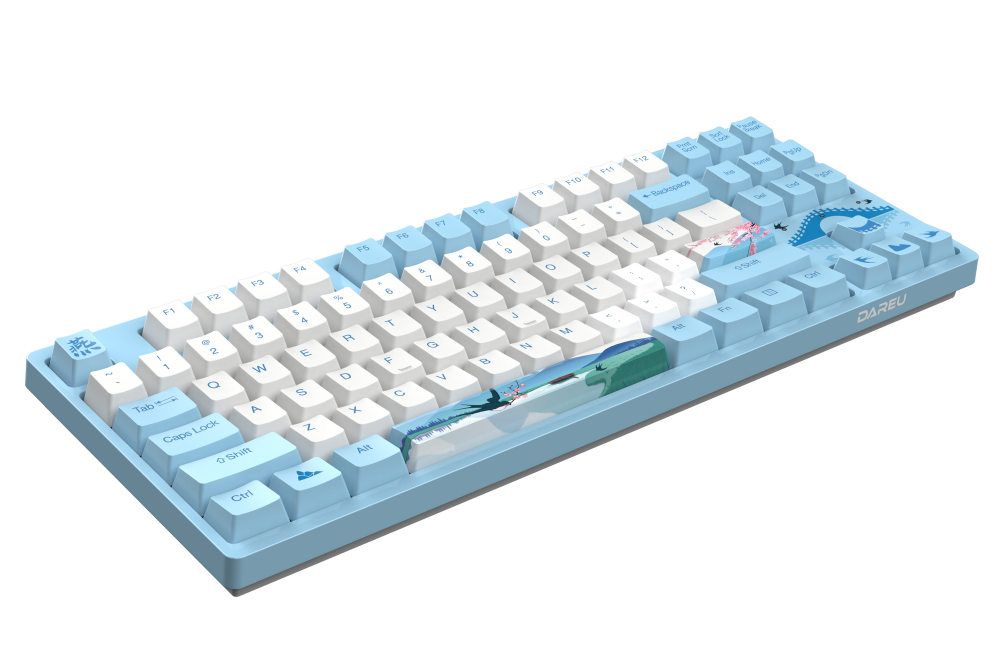 Bàn phím cơ DAREU A87 SWALLOW (PBT, Brown/ Red CHERRY switch)