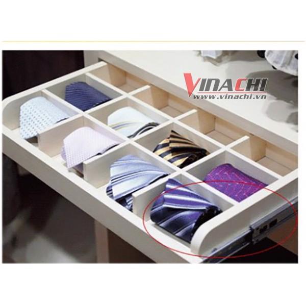 Ray trượt bi 3 tầng inox (Ray trượt ngăn kéo)