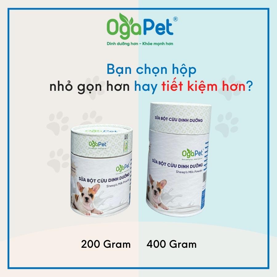 [Nhập RS0822 giảm 30k cho đơn 99k]Sữa bột cừu dinh dưỡng cho chó hộp 400g