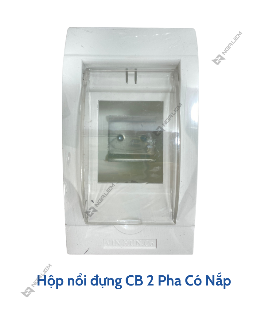 Hộp Nổi Đựng CB Cóc, Tép, 2 Pha, 3 Pha, 2 Pha Có Nắp VĨNH HƯNG [Chống Cháy]