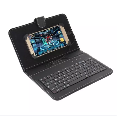 [HCM]Bao da kiêm bàn phím cho điện thoại hệ điều hành  Android (đen)