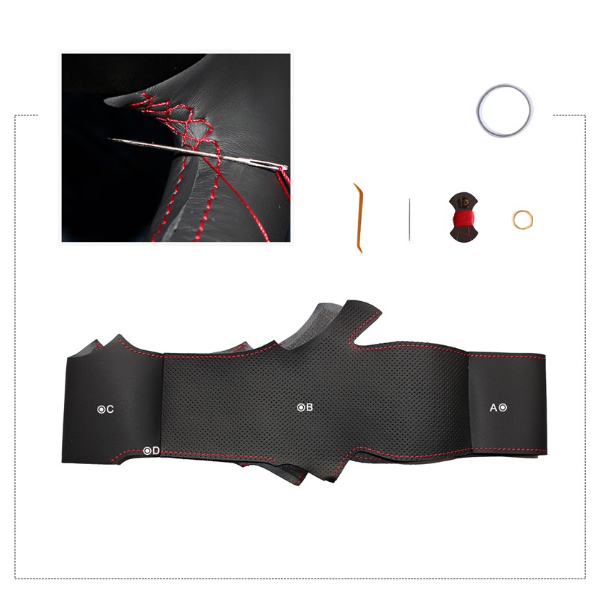 Bọc vô lăng xe Mazda 2, Mazda 3, Mazda 6, Mazda CX5 2013-2017