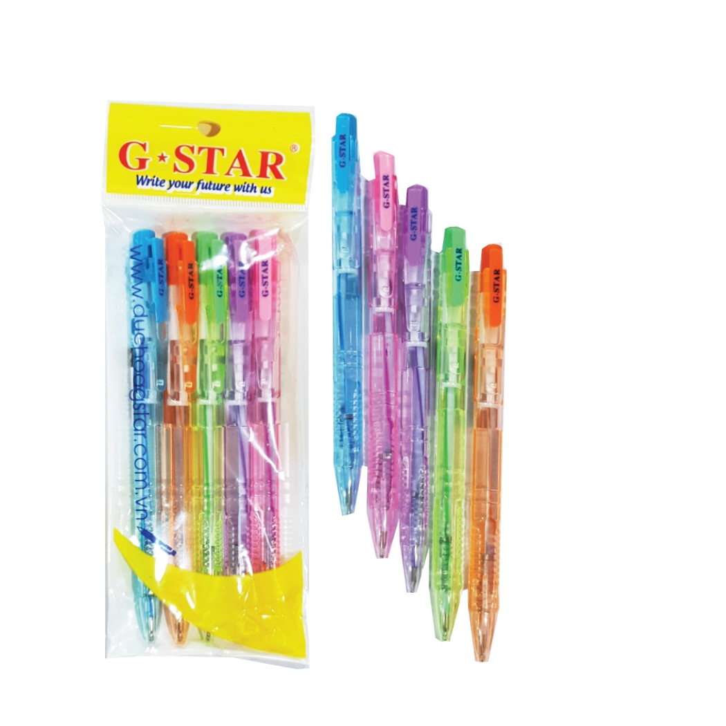 Vỉ 5 Cây Bút Bi Gstar OG-38