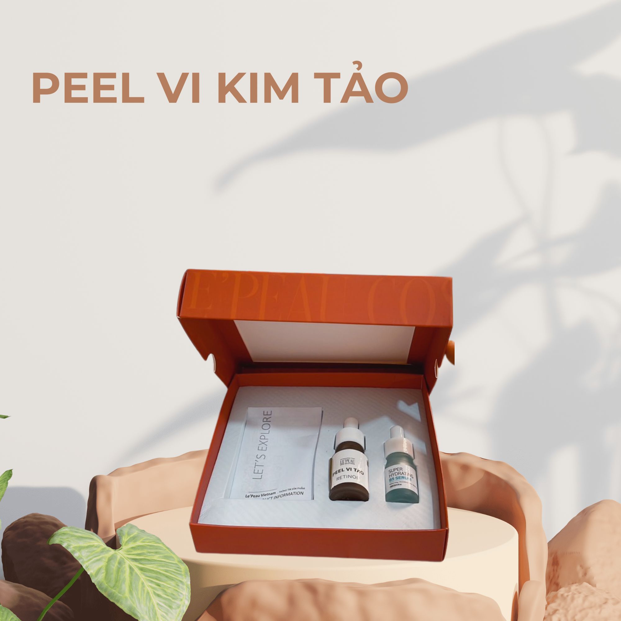 COMBO PEEL DA VI TẢO RETINOL