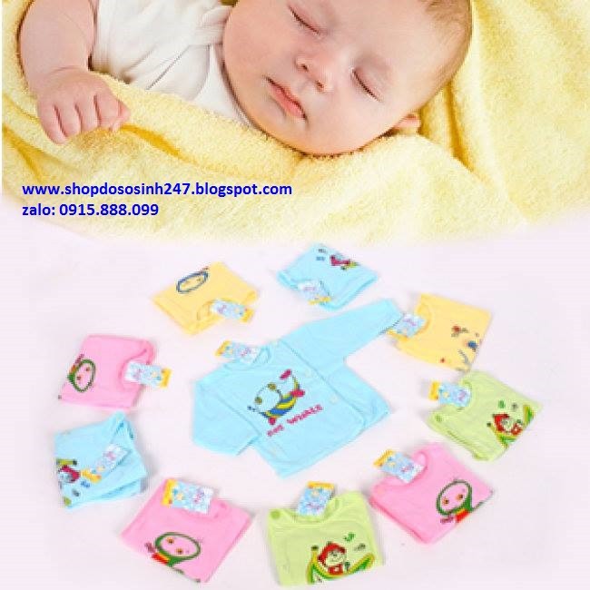 Áo sơ sinh cộc tay