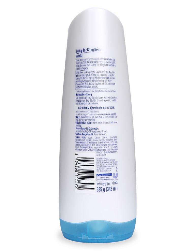 Kem Xả Dove Dưỡng Tóc Bồng Bềnh 335g