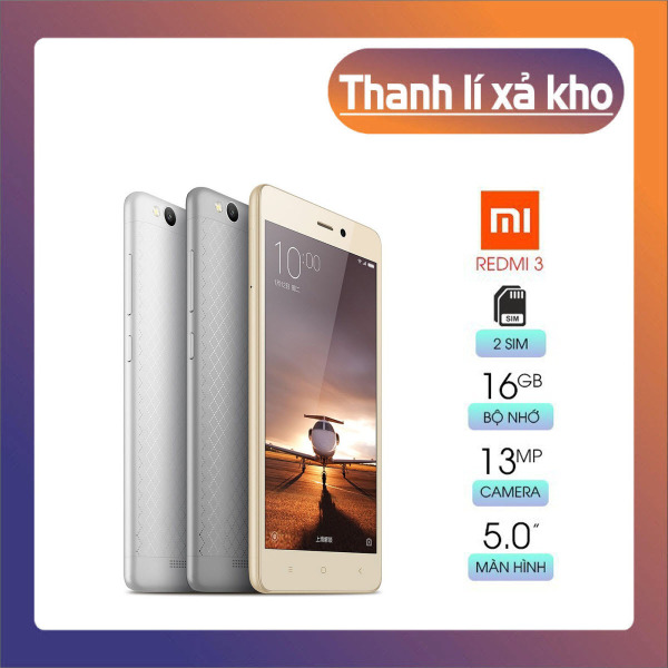 [HCM]Điện thoại Xiaomi Redmi 3 Ram 2G/16G 2Sim CPU Snapdragon 616 Có Tiếng Việt