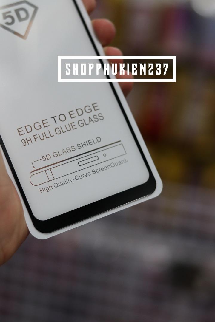 [HCM]KÍNH CƯỜNG LỰC XIAOMI REDMI NOTE 6 PRO KÍNH FULL 5D CAO CẤP