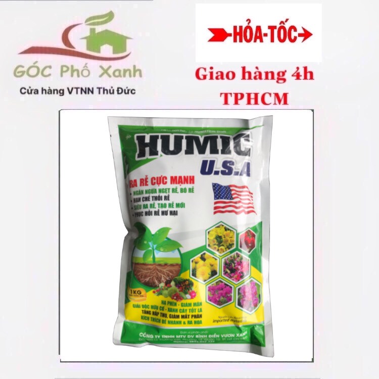 Phân hữu cơ humic usa 1kg - 700gram