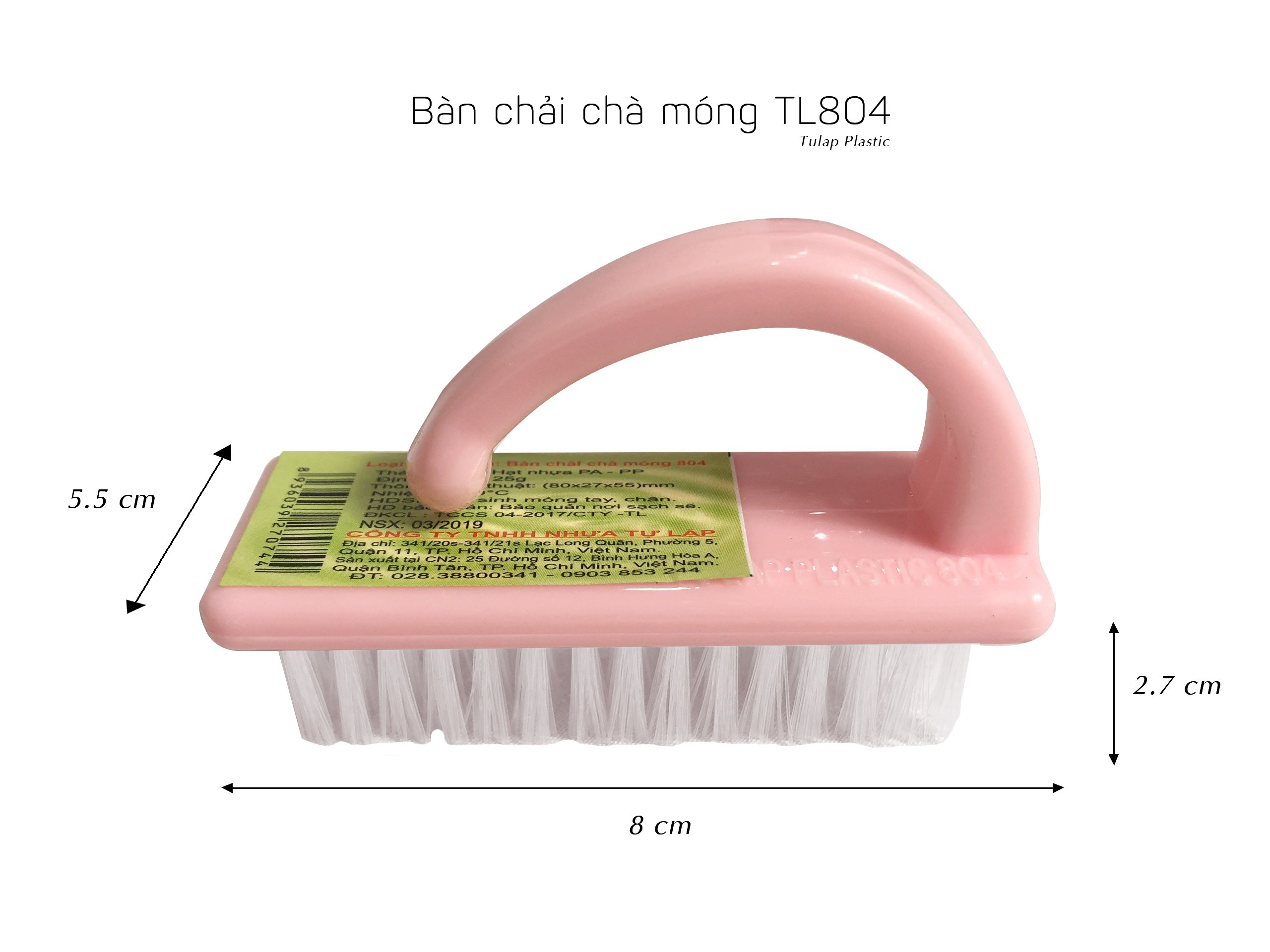 Ban chải chà móng TL804