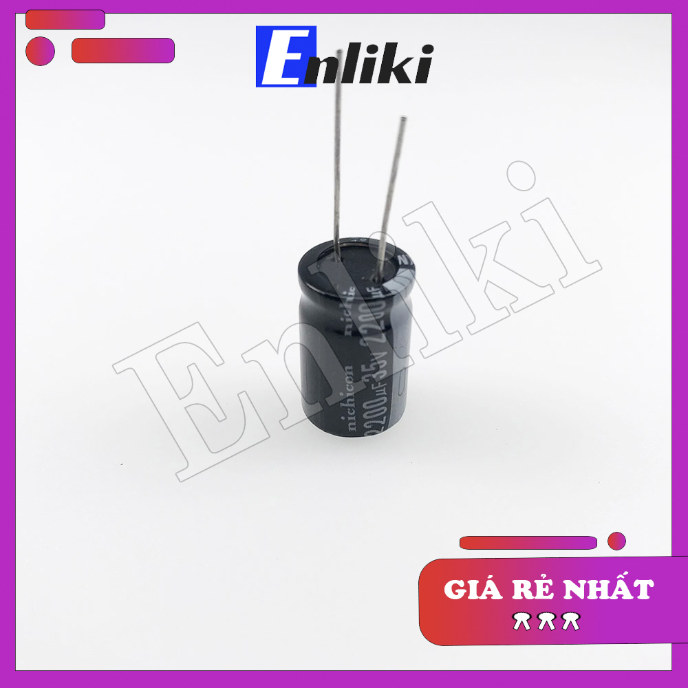 Tụ 2200uF 35V kích thước 16x25mm