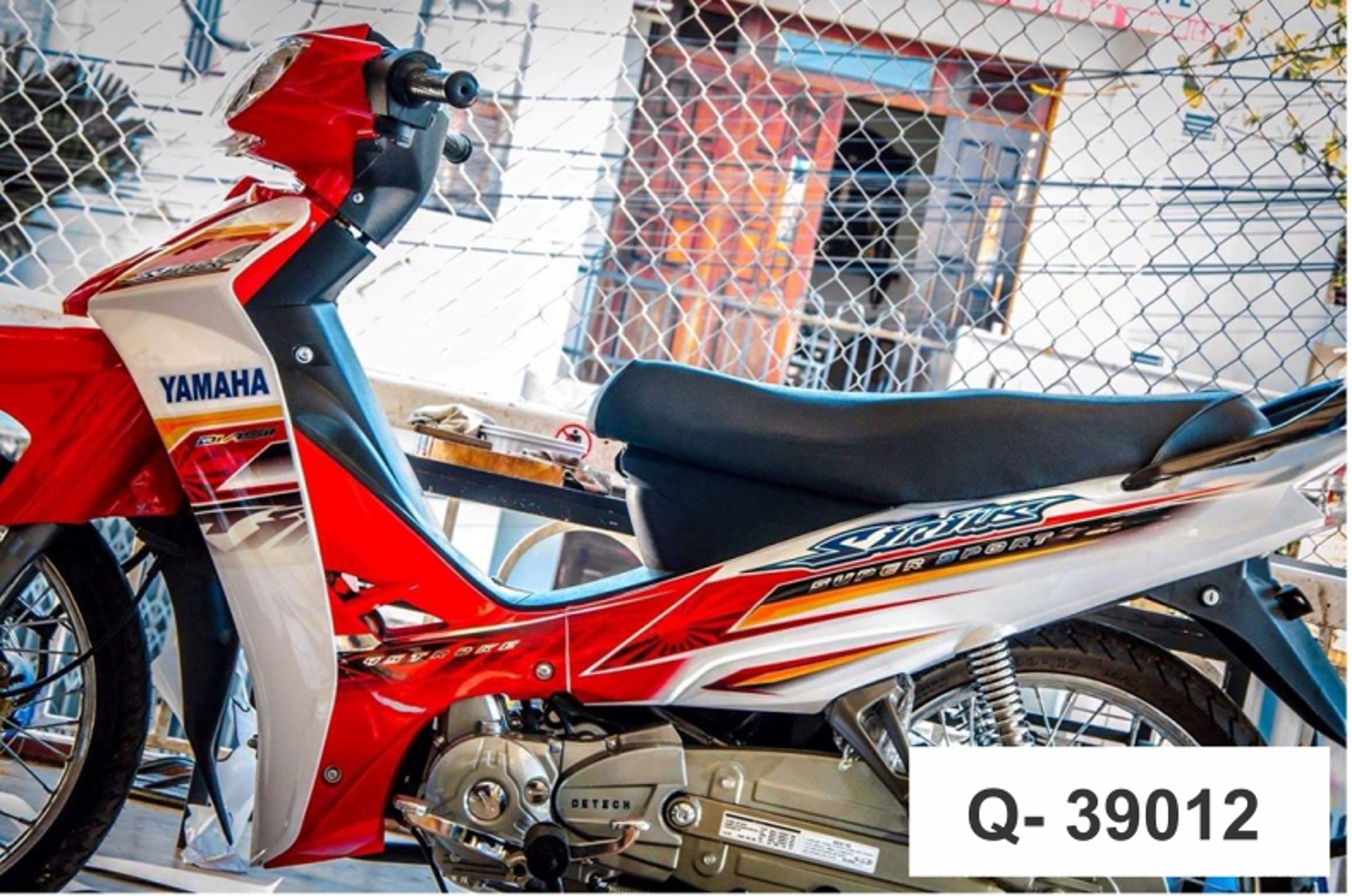 Tem rời xe sirius mặt trời trắng đỏ