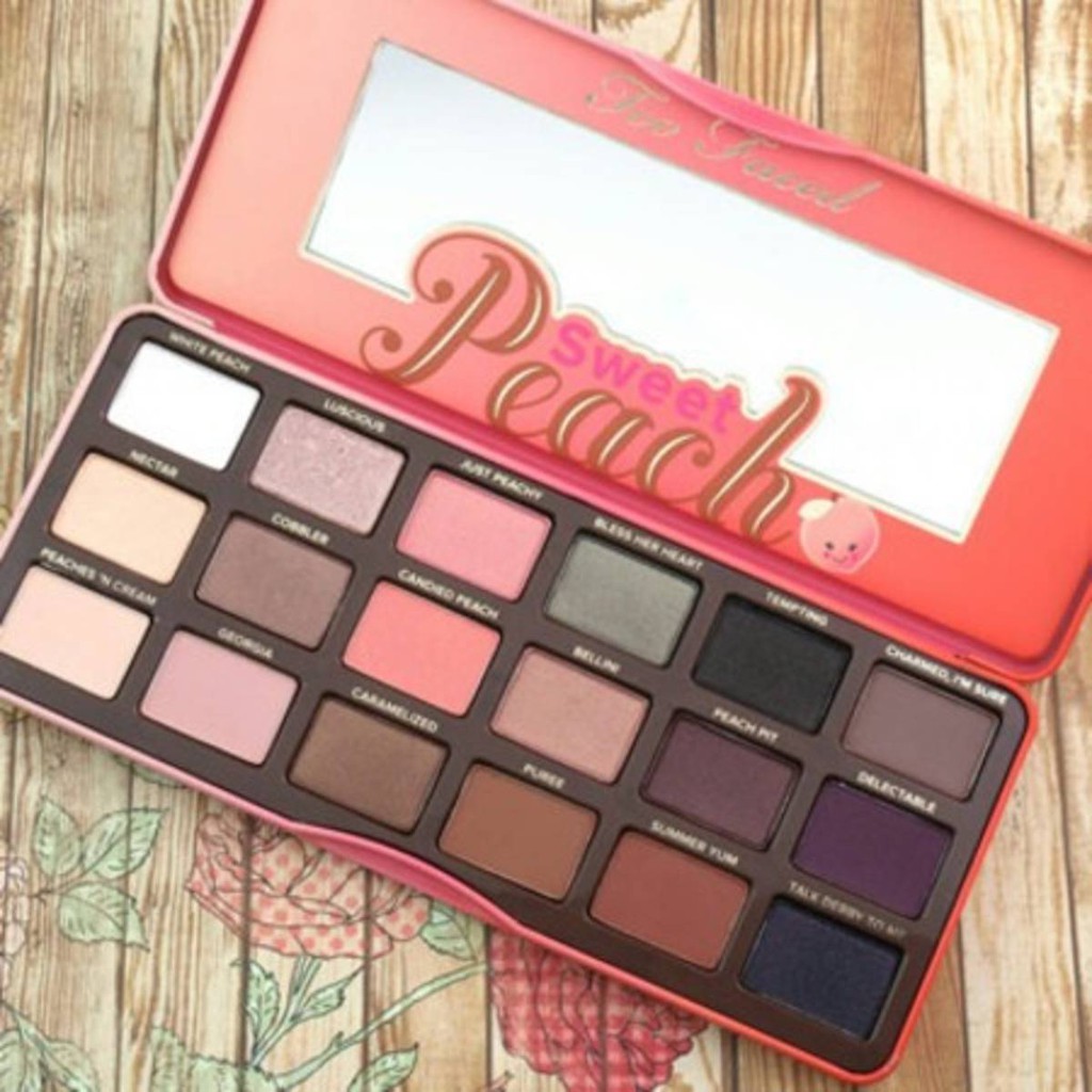 [HCM]Bảng phấn mắt too faced sweet peach eyeshadow palette cam kết sản phẩm đúng mô tả chất lượng đảm bảo an toàn đến sức khỏe người sử dụng