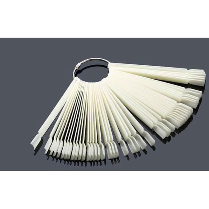 Set móng que ( vuông ) vẽ móng, trưng mẫu khách 50 móng / túi