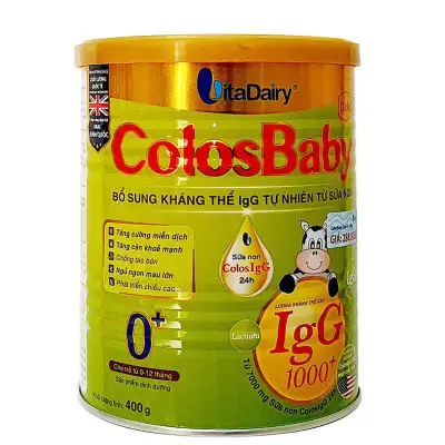 Sữa ColosBaby Gold 0+ 400g (0 - 12 tháng)