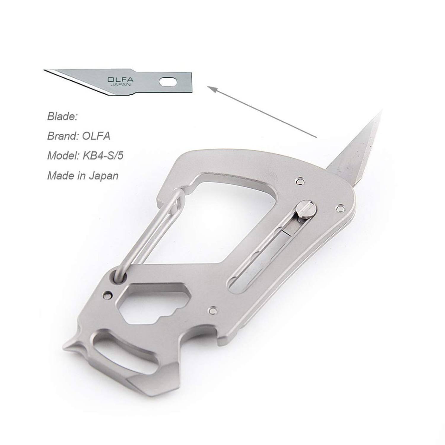 TACRAY - MÓC KHÓA TITANIUM KÈM DAO RỌC GIẤY