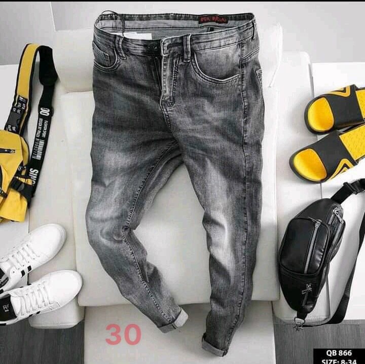 Quần jean nam màu xám cao cấp hàn quốc, chất liệu jean mềm, dày dặn, co giãn tốt, chuẩn men siêu rẻ và đẹp (size 28-34) Menshopps QJ927