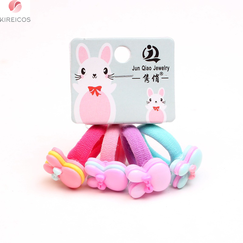 [HCM]Set 4 Dây Cột Tóc Hình Thỏ No B186 - kireicos