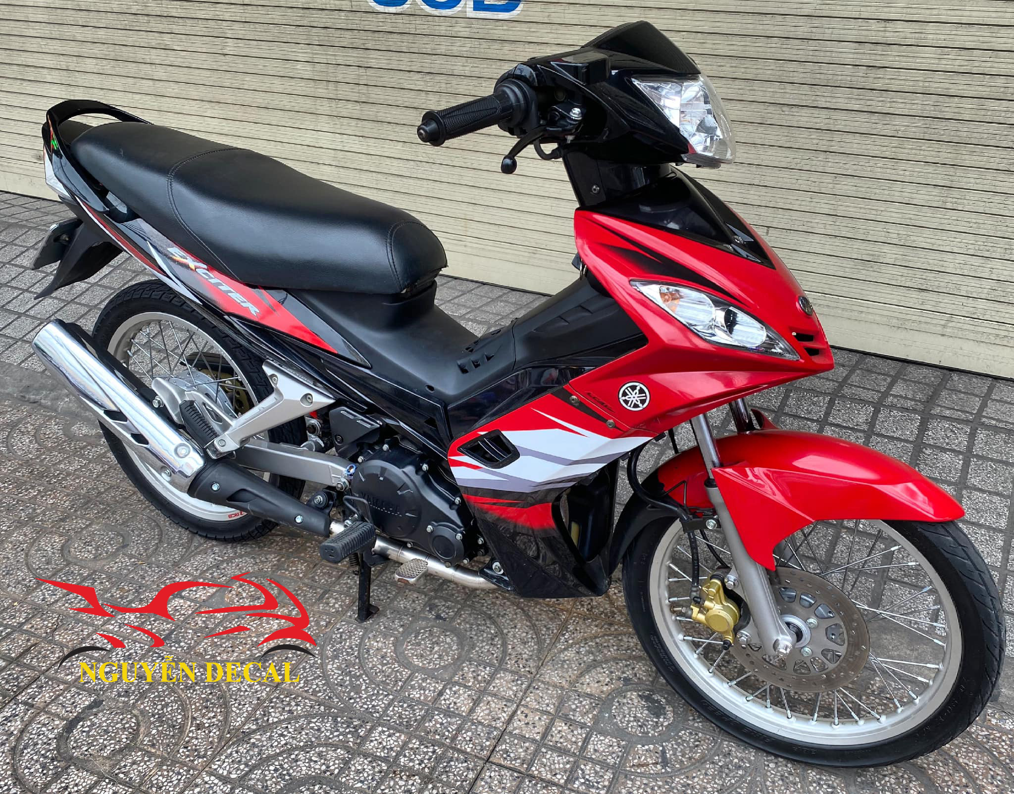 Tem rời ex 2010 đen đỏ trắng