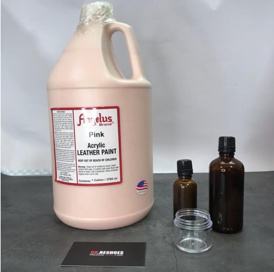 Màu vẽ Angelus Leather Paint combo 12 màu (Đen, Trắng, Đỏ, Vàng, Xanh lá, Tím, Xanh dương, Cam, Hồng, Xanh Navy, Xanh rằn ri, Xanh nhạt)